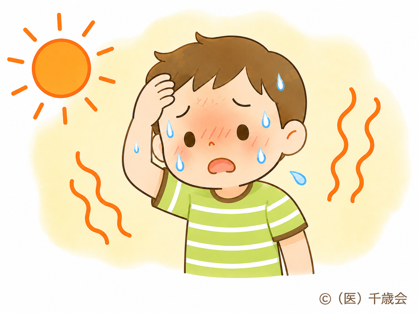 熱中症になりやすい原因１体温が上がりやすい