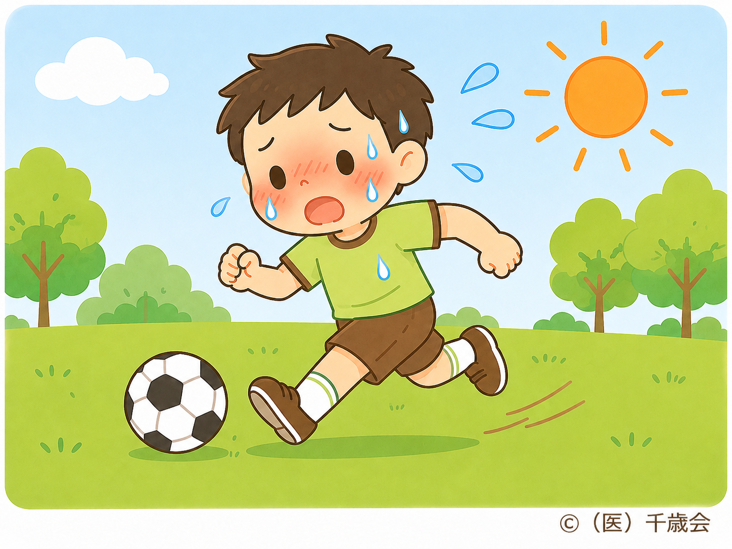 熱中症になりやすい原因４夢中になると休まない